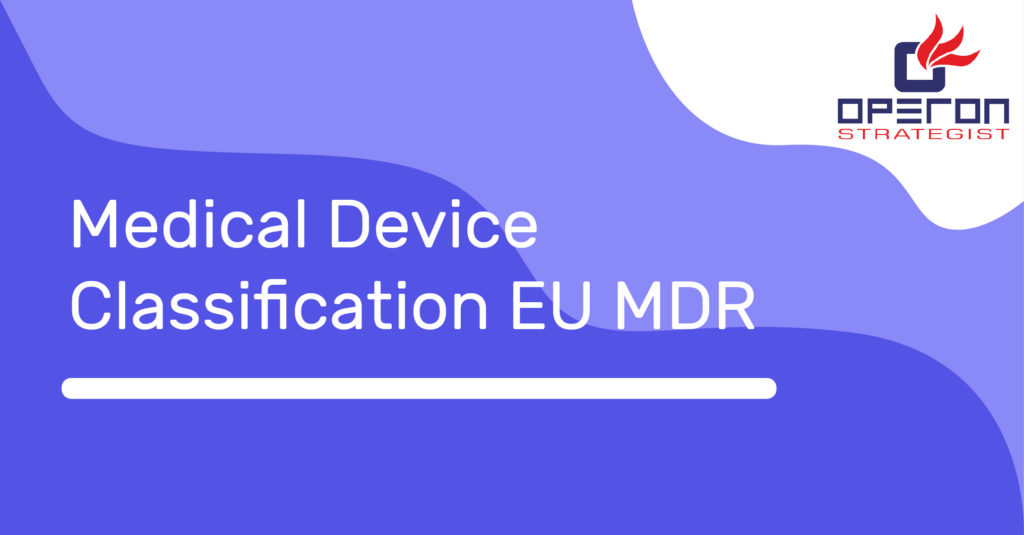 医疗器械分类欧盟MDR